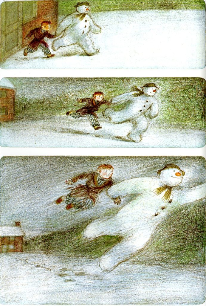 page from The Snowman